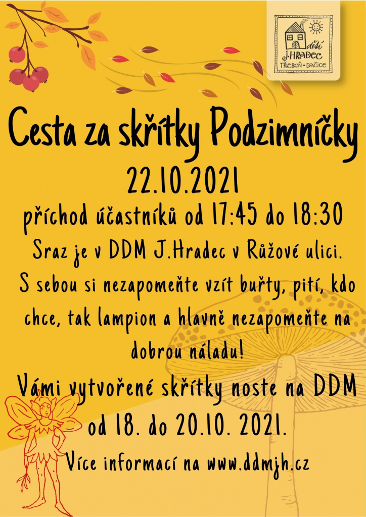 Cesta za skřítky Podzimníčky