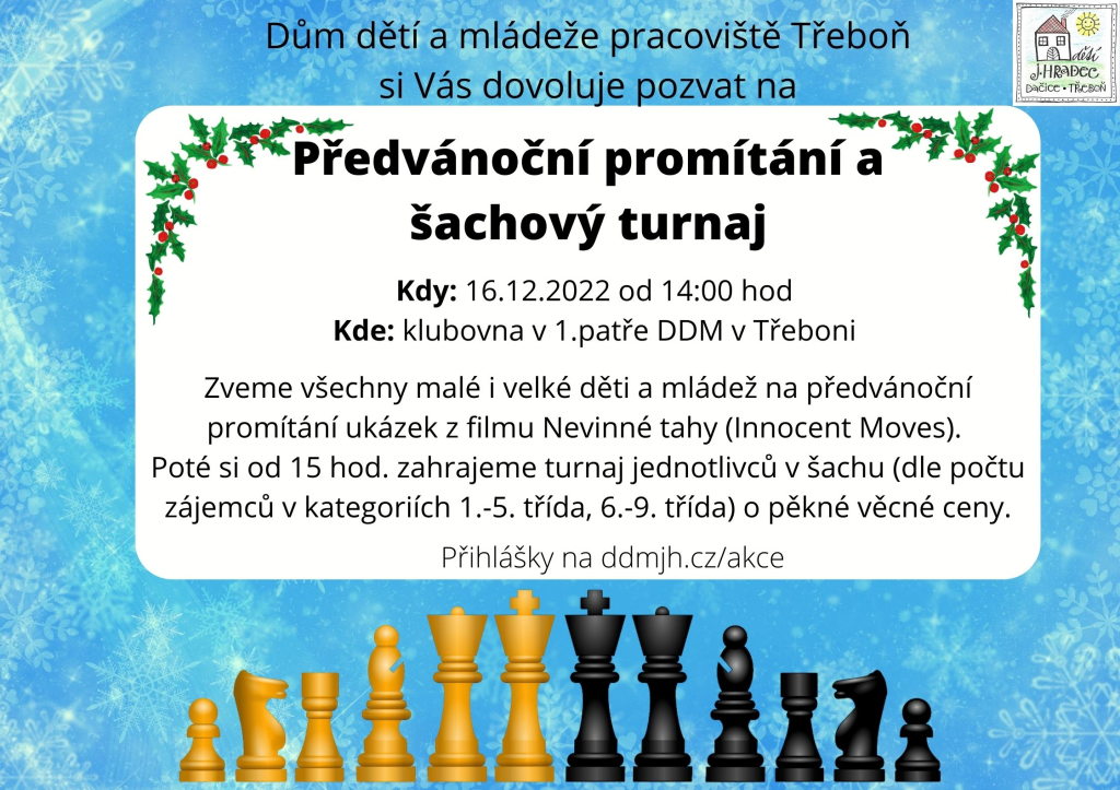 Vánoční šachový turnaj