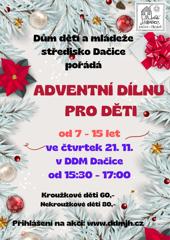 Adventní dílna pro děti