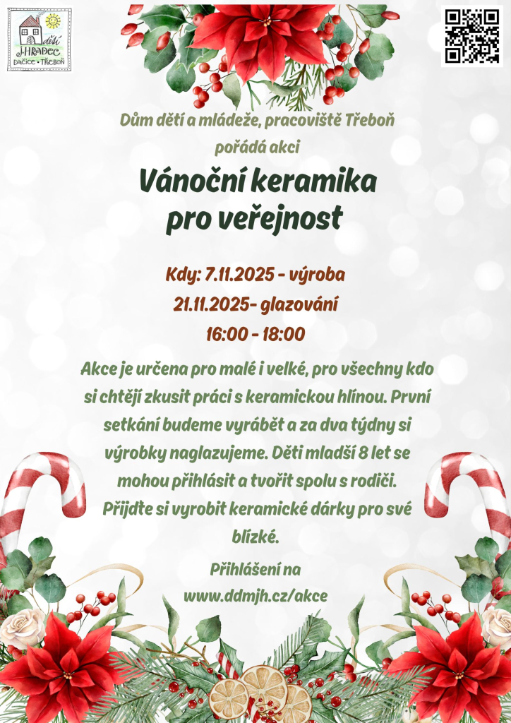 Vánoční keramika pro veřejnost - Třeboň