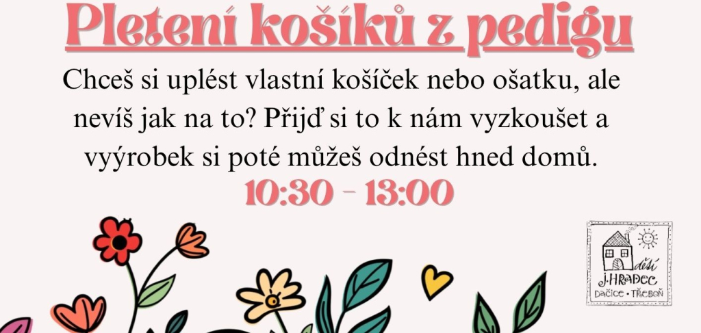 Pletení košíků z pedigu