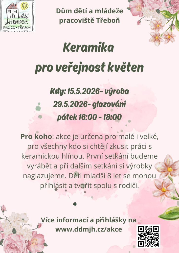 Keramika pro veřejnost květen