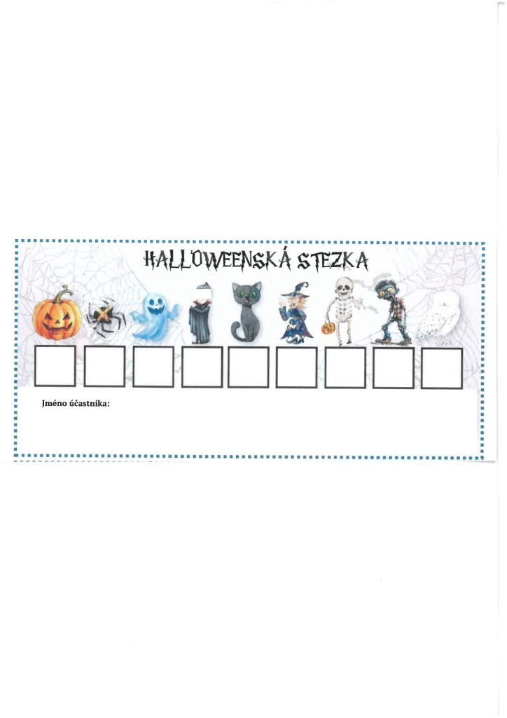 Halloweenská stezka