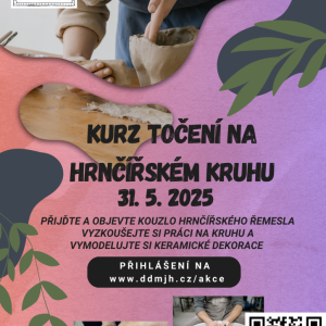 Kurz točení na hrnčířském kruhu