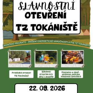 Slavnostní otevření TZ Tokániště
